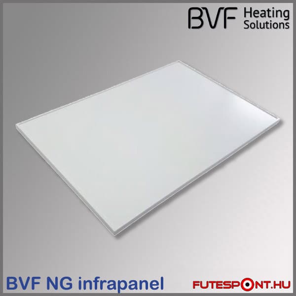 BVF NG 500W standard infrapanel – fehér, alukeret