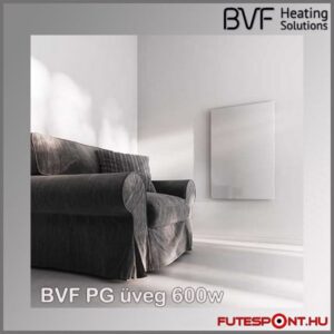 BVF PG 600W üveg infrapanel fehér – 90x60cm