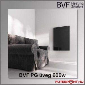 BVF PG 600W üveg infrapanel fekete – 90x60cm