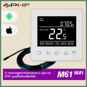 M61 WIFI okos termosztát padlószenzorral